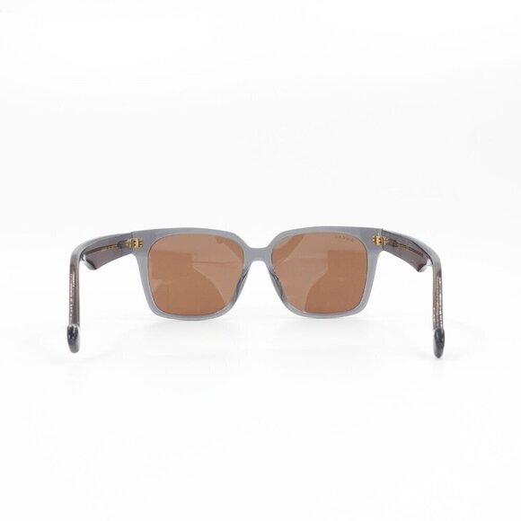 Gucci GG0965 Square Sunglasses Gray Brown OS - Picture 4 of 14